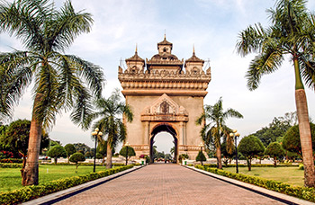 Patuxay à Vientiane