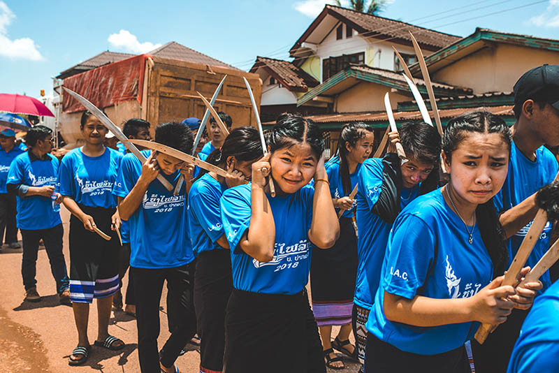 Fêtes des fusées Boun Bang Fai au Laos