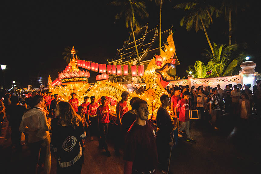 La Fête des Lumières Lai Heua Fai à Luang Prabang