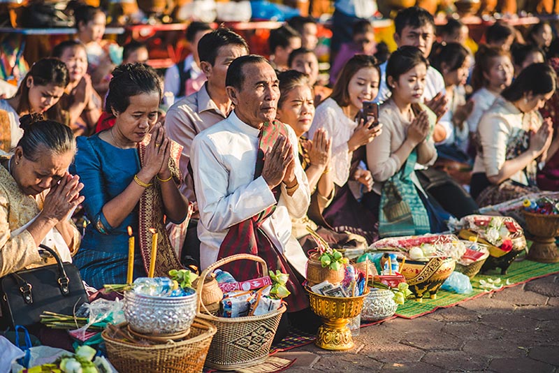 That Luang Festival à Vientiane