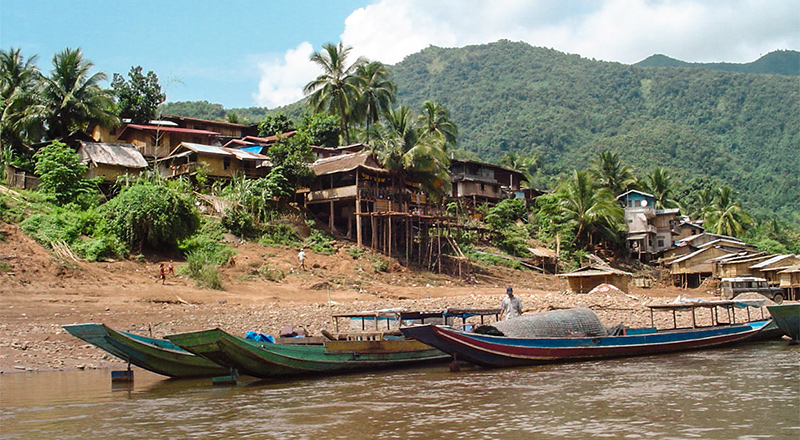 Le village de Pakbeng