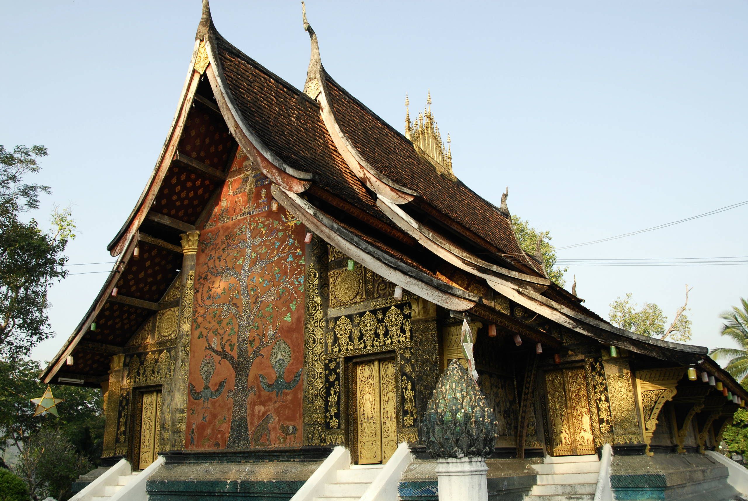 The sanctuary of Vat Xieng Thong in Luang Prabang