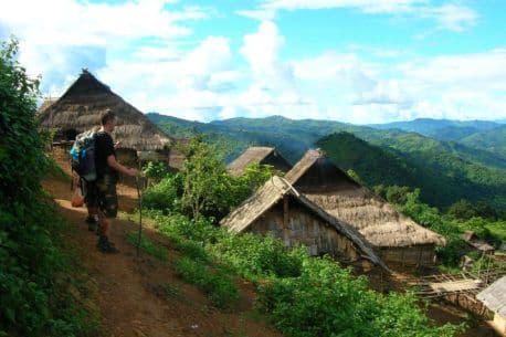 Trekking to Mouchi village, Phongsaly province, Laos
